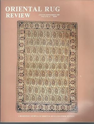 Image du vendeur pour Oriental Rug Review Vol. 9 #6 mis en vente par MyLibraryMarket
