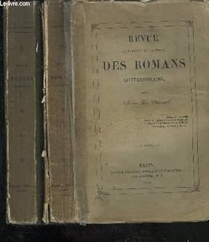 Bild des Verkufers fr REVUE ANALYTIQUE ET CRITIQUE DES ROMANS CONTEMPORAINS- 2 TOMES EN 2 VOLUMES zum Verkauf von Le-Livre