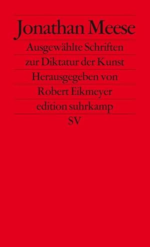 Seller image for Ausgewhlte Schriften zur Diktatur der Kunst for sale by Rheinberg-Buch Andreas Meier eK