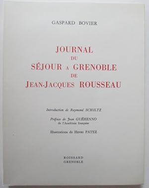 Seller image for Journal du Sejour a Grenoble de Jean-Jacques Rousseau for sale by Mare Booksellers ABAA, IOBA