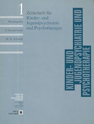 Bild des Verkufers fr Zeitschrift fr Kinder- und Jugendpsychatrie und Psychotherapie, 27. Jg. Heft 1, 1999. zum Verkauf von Fundus-Online GbR Borkert Schwarz Zerfa