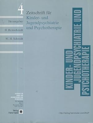 Bild des Verkufers fr Zeitschrift fr Kinder- und Jugendpsychatrie und Psychotherapie, 30. Jg. Heft 4, 2002. zum Verkauf von Fundus-Online GbR Borkert Schwarz Zerfa