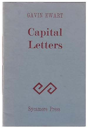 Immagine del venditore per Capital Letters venduto da Arundel Books