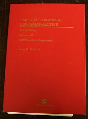 Seller image for Employee Dismissal Law and Practice, 2002 Cumulative Supplement for sale by Defunct Books