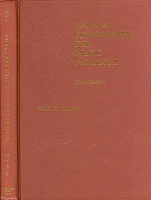 Seller image for General Bibliography for Music Research (Detroit Studies in Music Bibliography) for sale by The Haunted Bookshop, LLC
