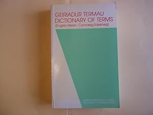 Seller image for Geiriadur Termau: Dictionary of Terms for sale by Carmarthenshire Rare Books