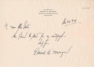 Bild des Verkufers fr Autograph Note Signed zum Verkauf von Main Street Fine Books & Mss, ABAA