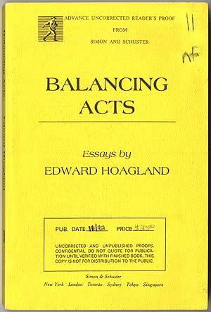 Seller image for Balancing Acts for sale by Between the Covers-Rare Books, Inc. ABAA