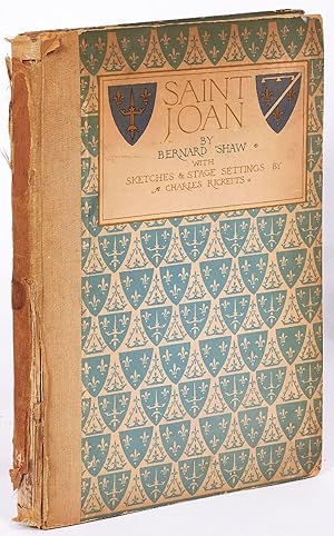 Bild des Verkufers fr Saint Joan: A Chronicle Play in Six Scenes and an Epilogue. With Sketches by C. Ricketts zum Verkauf von Between the Covers-Rare Books, Inc. ABAA