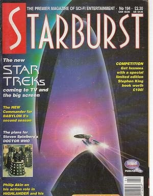 Starburst, The Premier Magazine of Sci-Fi Entertainment. October 1994. Volume 17. No. 2.