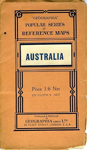 Australia - Political. Folding map in self wrapper
