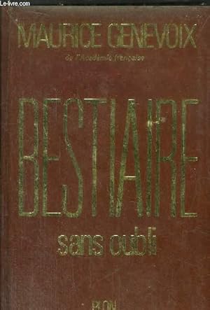 Seller image for BESTIAIRE - SANS OUBLI for sale by Le-Livre