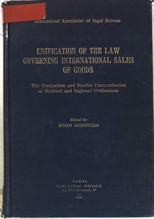 Immagine del venditore per Unification of the Law Governing International Sales of Goods; venduto da books4less (Versandantiquariat Petra Gros GmbH & Co. KG)