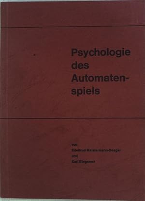 Immagine del venditore per Psychologie des Automatenspiels; venduto da books4less (Versandantiquariat Petra Gros GmbH & Co. KG)