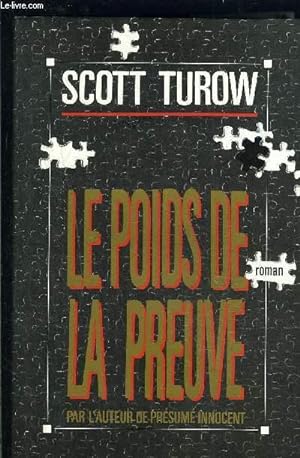Bild des Verkufers fr LE POIDS DE LA PREUVE zum Verkauf von Le-Livre