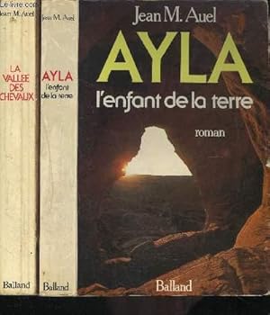 Image du vendeur pour lot de 2 livres de JEAN M. AUEL: AYLA L ENFANT DE LA TERRE- LA VALLEE DES CHEVAUX mis en vente par Le-Livre