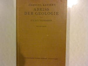 Bild des Verkufers fr Abriss der Geologie Band 1. Allgemeine Geologie. zum Verkauf von Antiquariat Bookfarm