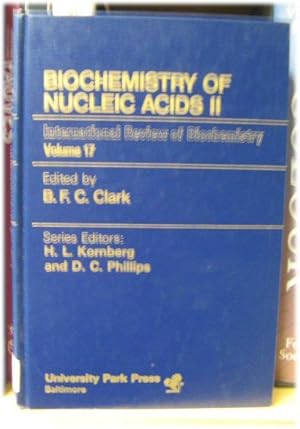 Seller image for Biochemistry of Nucleic Acids II (International Review of Biochemistry) for sale by PsychoBabel & Skoob Books