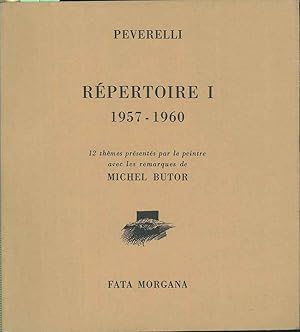 Bild des Verkufers fr Repertoire I. 1957-1960. 12 themes presentes par le paintre avec les remarques de Michel Butor zum Verkauf von Studio Bibliografico Orfeo (ALAI - ILAB)