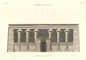 Bild des Verk�ufers f�r Esn� (Latopolis) - El�vation du portique zum Verkauf von Sergio Trippini