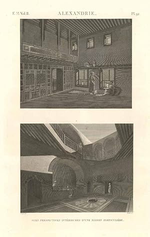 Bild des Verk�ufers f�r Alexandrie - Vues perspectivies int�rieures d'une maison particuli�re zum Verkauf von Sergio Trippini