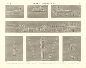 Immagine del venditore per Th�bes. Byb�n el Molouk - Bas-reliefs sculpt�s et peints dans les 5e et 4e tombeaux des bois a l'ouest - Bas-reliefs du 5e tombeau a l'est venduto da Sergio Trippini