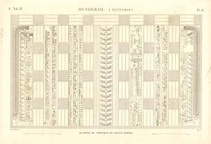Bild des Verk�ufers f�r Denderah. (Tentyris) - Plafond du portique du grand temple zum Verkauf von Sergio Trippini