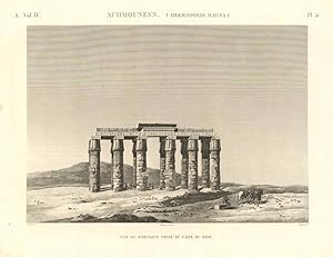 Imagen del vendedor de Achmouneyn, (Hermopolis Magna) - Vue du portique prise du cote du midi a la venta por Sergio Trippini