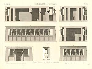 Seller image for Denderah. (Tentyris) - Plan, elvations et coupes du typhonium for sale by Sergio Trippini