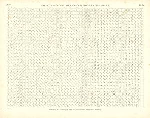 Bild des Verk�ufers f�r Papyrus, hi�rogliphes, inscriptions et m�dailles - Tableau m�thodique des hi�roglyphes, premi�re partie zum Verkauf von Sergio Trippini