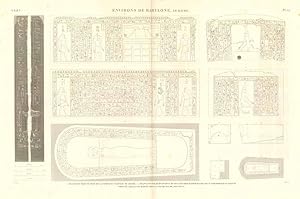 Bild des Verk�ufers f�r Environs de Babylone. Le Kaire - Fragment trouv� pr�s de la porte du chat�au du Kaire zum Verkauf von Sergio Trippini