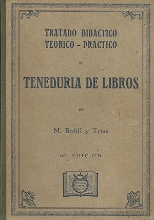 Imagen del vendedor de Tratado Didctico Terico-Prctico de Tenedura de Libros a la venta por Libros Sargantana