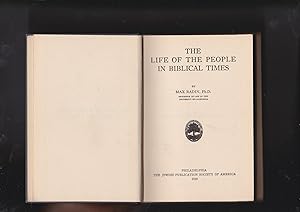 Image du vendeur pour The Life and the People in Biblical Times mis en vente par Meir Turner