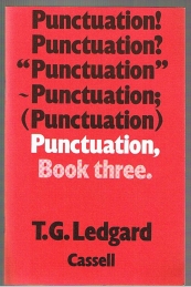Imagen del vendedor de Punctuation. Book three a la venta por Allguer Online Antiquariat