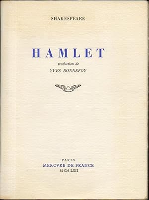 Bild des Verkufers fr HAMLET. [Sign par Yves Bonnefoy] zum Verkauf von Librairie Le Livre Penseur