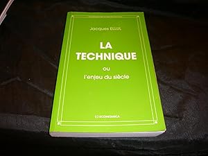 La Technique Ou L'Enjeu Du Siècle