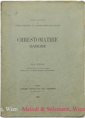 Chrestomathie siamoise.