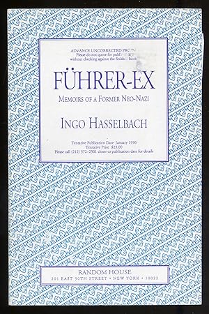 Bild des Verkufers fr Fuhrer-Ex zum Verkauf von Between the Covers-Rare Books, Inc. ABAA