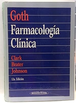 Seller image for Goth. Farmacologa Clnica for sale by SalvaLibros