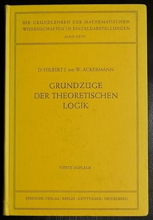 Image du vendeur pour Grundzuge der Theoretischen Logik mis en vente par GuthrieBooks