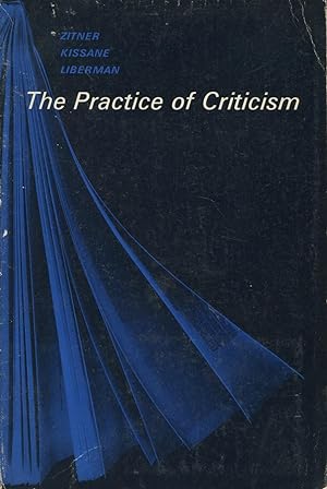 Seller image for The Practice Of Criticism for sale by Kenneth A. Himber