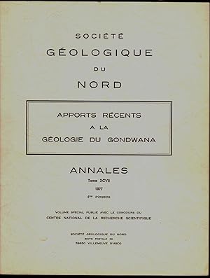 Apports récents à la géologie du Gondwana. Actes de la journée d'étude du Groupe français d'étude...