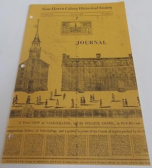 New Haven Colony Historical Society Journal (June 1967, Volume 16 Number 2) (Single Issue Digest ...