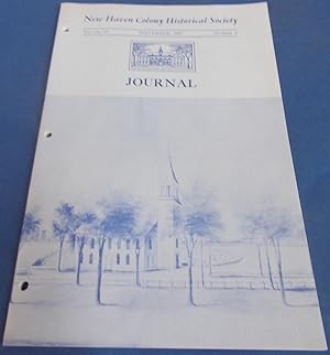 New Haven Colony Historical Society Journal (September 1967, Volume 16 Number 3) (Single Issue Di...