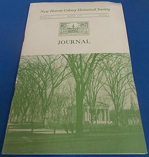 New Haven Colony Historical Society Journal (March 1970, Volume 19 Number 1) (Single Issue Digest...