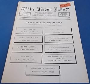 Seller image for White Ribbon Banner (April 1937): Official Organ of The Woman's Christian Temperance Union of Connecticut for sale by Bloomsbury Books