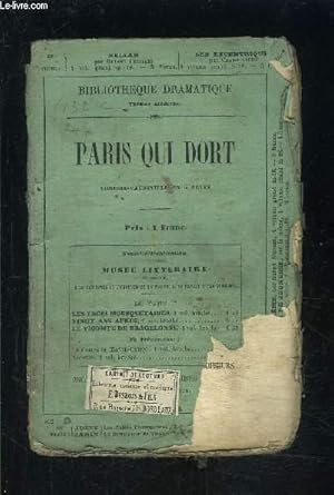 Seller image for PARIS QUI DORT- SCENES DE LA VIE NOCTURNE EN 5 ACTES for sale by Le-Livre