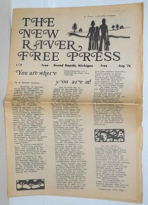 Seller image for The New River Free Press; a free, community newspaper. [vol] 1 / [no] 9, Aug.'74 for sale by Bolerium Books Inc.