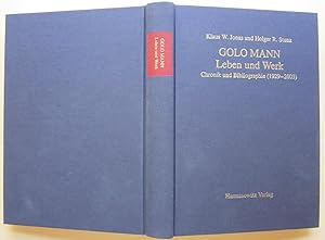 Imagen del vendedor de Golo Mann. Leben und Werk. Chronik und Bibliographie. a la venta por Antiquariat Roland Ggler