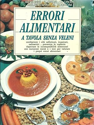 Bild des Verkufers fr Errori alimentari zum Verkauf von Librodifaccia